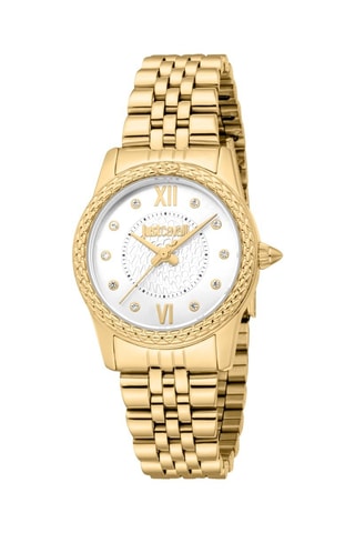 Montre à quartz en acier sertie de cristaux tchèques