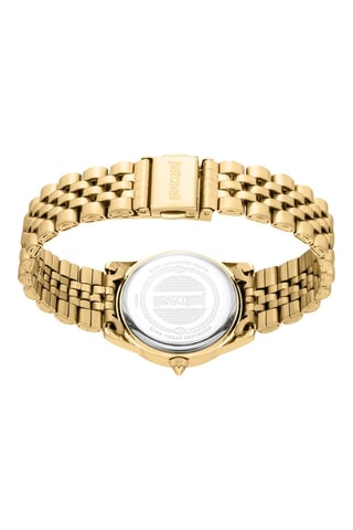 Montre à quartz en acier sertie de cristaux tchèques