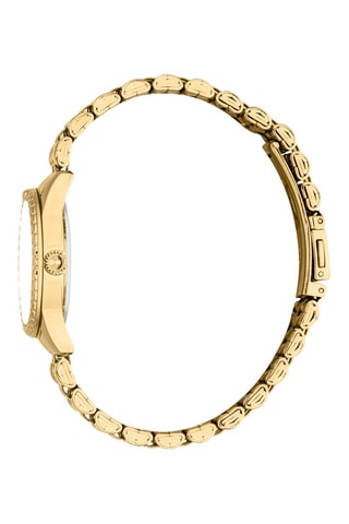 Montre à quartz en acier sertie de cristaux tchèques