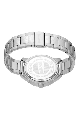 Montre à quartz en acier - Argenté et blanc