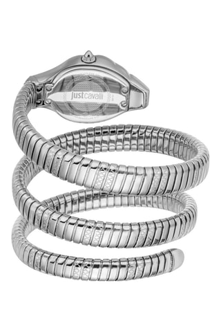 Montre à quartz en acier et cristaux tchèques - Argenté