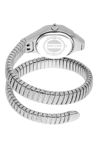 Montre à quartz en acier et cristaux tchèques - Argenté