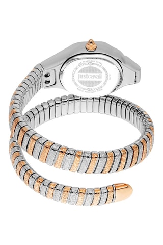 Orologio al quarzo in acciaio e cristalli cechi - Dorato rosa e argentato