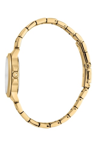 Montre à quartz en acier et cristaux tchèques - Doré et argenté