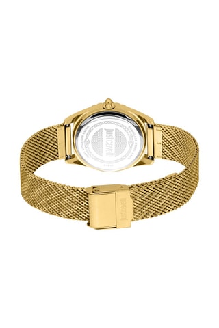 Montre à quartz en acier - Doré et vert