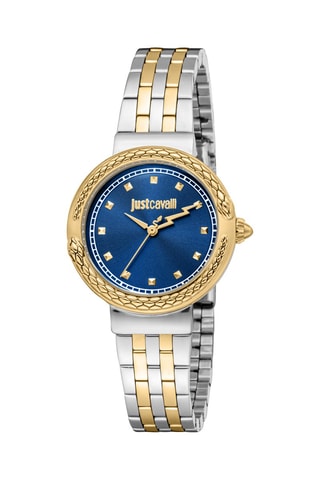 Montre à quartz en acier - Doré et argenté