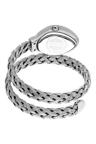 Montre à quartz en acier et cristaux tchèques - Argenté