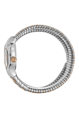 Orologio al quarzo in acciaio - Dorato rosa e argentato