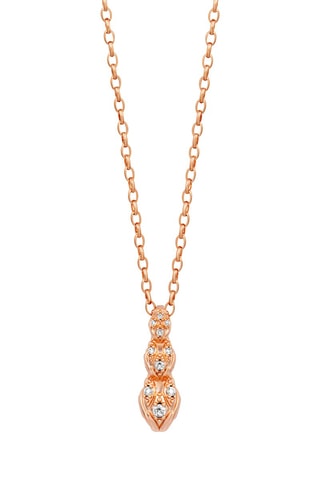 Collier doré à l'or rose
