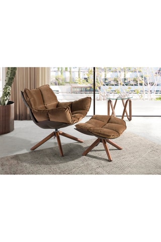 Repose-pieds 
Marron