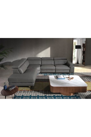 Canapé d'angle gauche - Gris