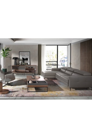 Canapé d'angle gauche 
Gris