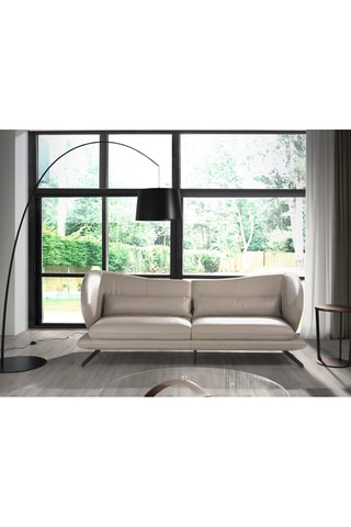 Canapé en cuir - Gris