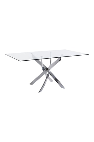 Table à manger en verre - 160 x 75 x 95 cm