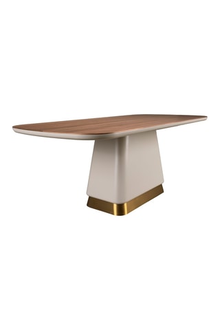 Table à manger en bois de noyer - 200 x 95 x 76 cm