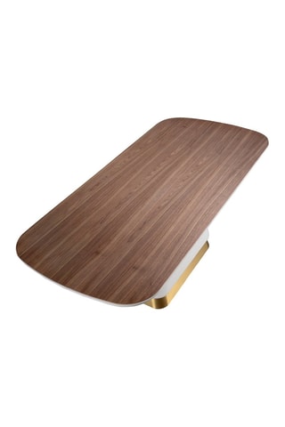 Table à manger en bois de noyer - 200 x 95 x 76 cm