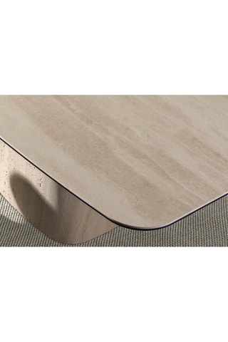 Table à manger en marbre - 240 x 120 x 76 cm