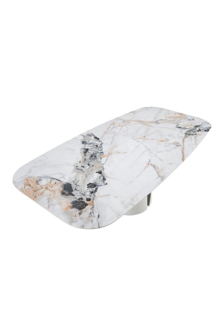 Table à manger - Blanc et gris