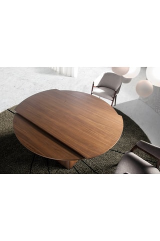 Table à manger extensible Marron