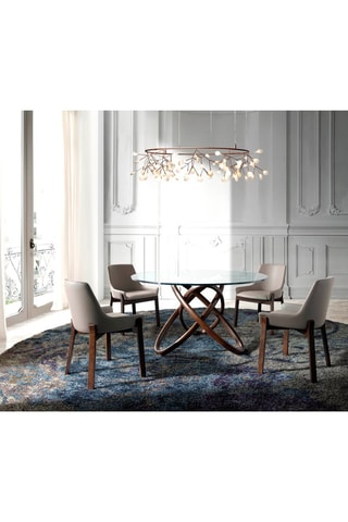 Table à manger Naturel et transparent