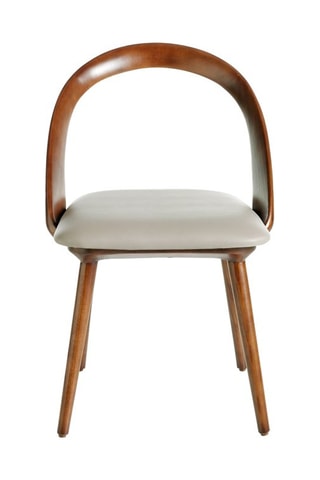 2 chaises Beige et naturel