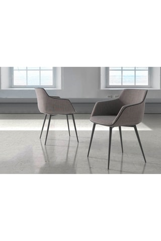 2 chaises Gris et noir