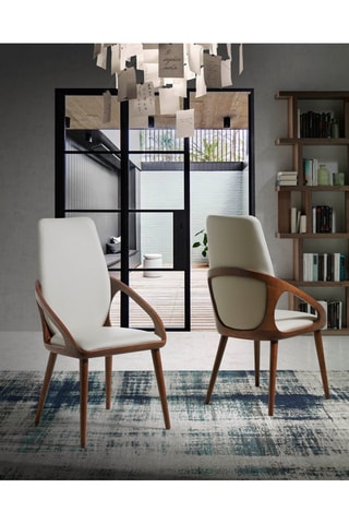 2 chaises Crème et naturel