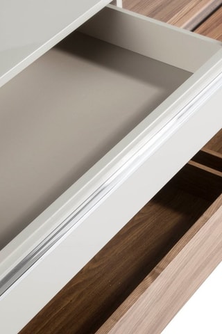 Meuble TV 3 tiroirs - 152 x 53 x 45 cm