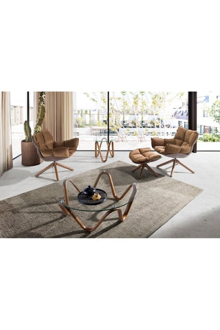 Fauteuil pivotant 
Marron