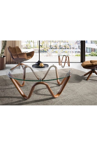 Fauteuil pivotant 
Marron