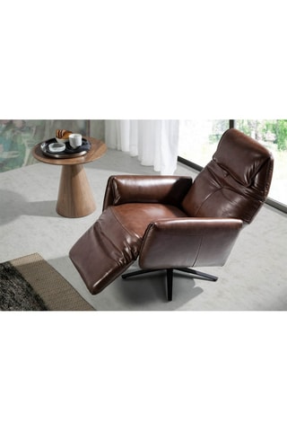 Fauteuil - Marron et noir