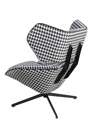Fauteuil pivotant - Noir et blanc