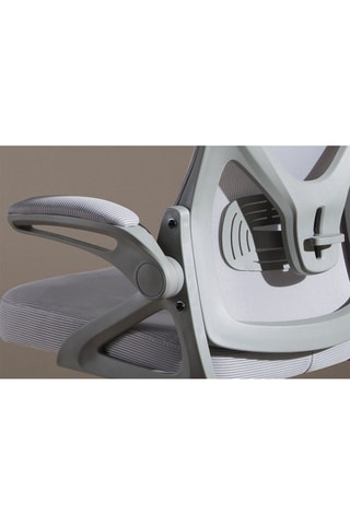 Chaise de bureau pivotante - Gris clair