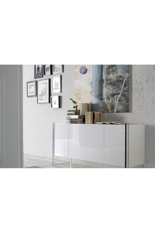 Buffet 4 portes - 170 x 43 x 77 cm