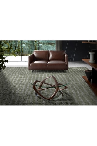 Table basse - Naturel et transparent