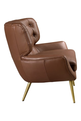 Fauteuil - Marron - En cuir