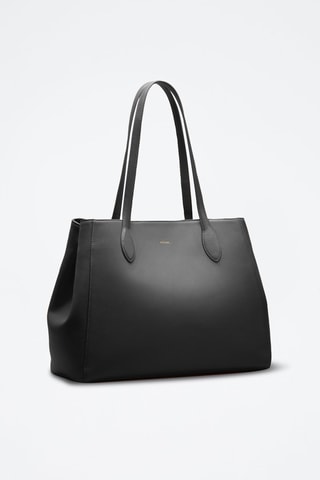Borsa a mano in pelle Camille  - Nero