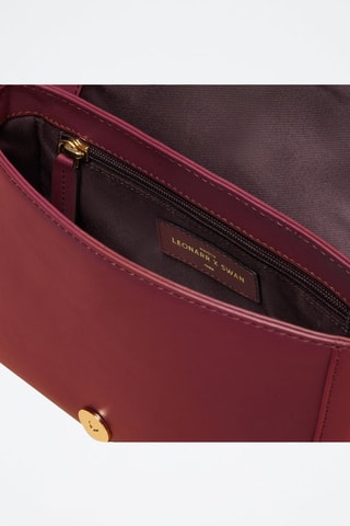 Borsa a tracolla in pelle Berthe  - Rosso