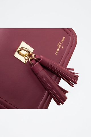 Borsa a tracolla in pelle Berthe  - Rosso