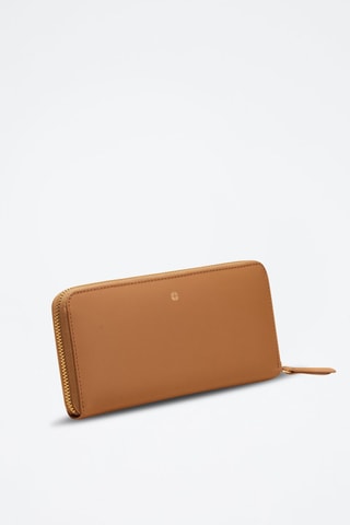 Portafoglio in pelle Maya  - Marrone