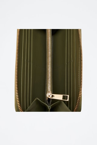 Portafoglio in pelle Maya  - Verde