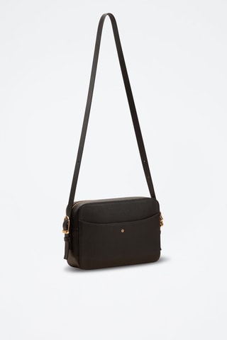 Borsa a tracolla in pelle Agathe  - Nero