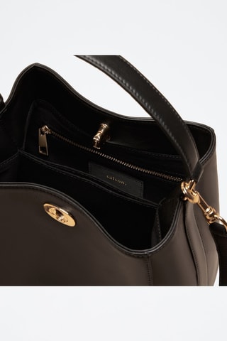 Borsa a mano in pelle Ada  - Nero