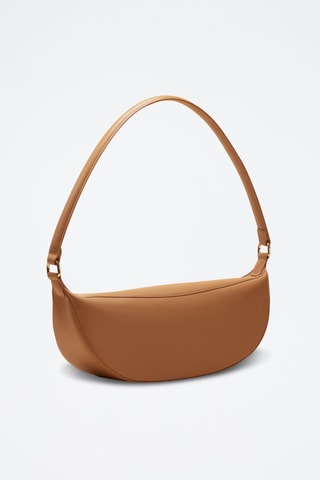 Borsa a spalla in pelle Pia  - Marrone