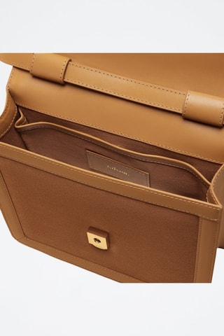 Borsa a tracolla in pelle Anita  - Marrone