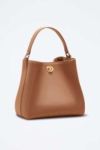 Borsa a mano in pelle Ada  - Marrone