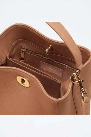 Borsa a mano in pelle Ada  - Marrone