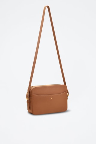 Borsa a tracolla in pelle Agathe  - Marrone