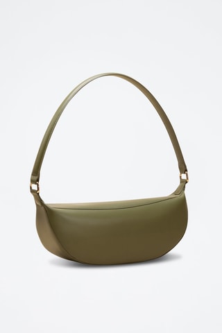 Borsa a spalla in pelle Pia  - Verde