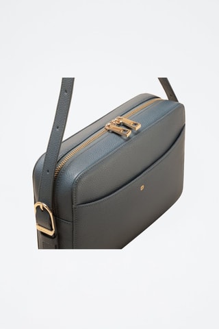 Borsa a tracolla in pelle Agathe  - Blu